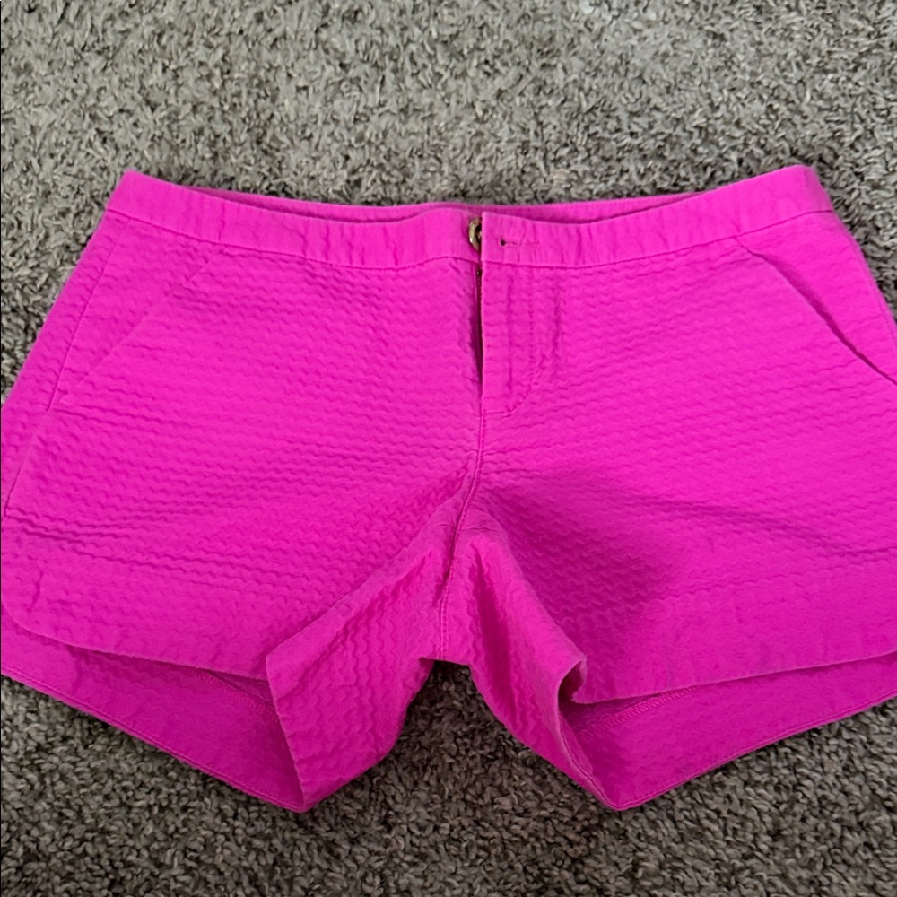 Lilla P High Waist Fuchsia Shorts